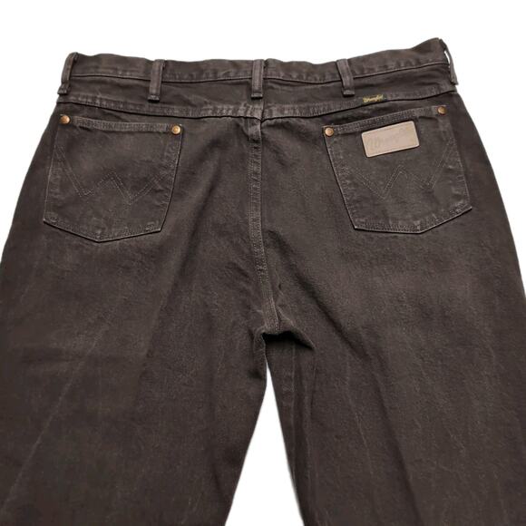 Wrangler 936KCL Cowboy Cut Jeans Mens 38x32 Actual 36.75x31.5 Brown Western USA - Picture 3 of 14